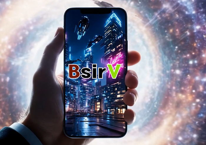 BsirV 앱 목업 이미지